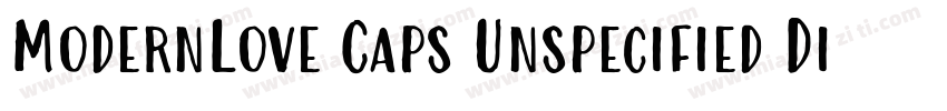 ModernLove Caps Unspecified Didact字体转换